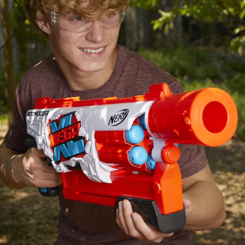 ナーフ Mega XL ブームドーザー Boom Dozer Blaster Nerf Mega XL Boom Dozer com 6 dardos Whistler Mega XL
